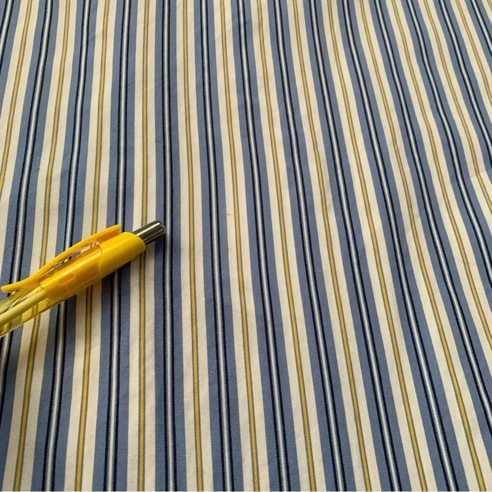 Polo Ralph Lauren Shirt Men‎ XXL  Stanton Classic Blue Stripe Pony 100% Cotton